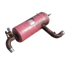 13 gallon E. L. Nickell, Horizontal Ammonia Surge Drum, 11.5" diameter x 28" L Tank, 250 PSI @ 650 F