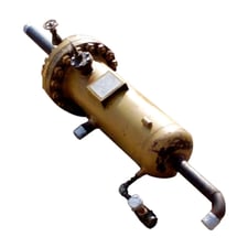 15 gallon RVS, Ammonia Surge Drum, 12" diameter x 29" L Tank, 300 PSI @ 350 F, 1937