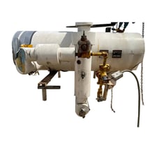 190 gallon Vilter, Horizontal Ammonia Surge Drum, 26" diameter x 83" L Tank, -15 PSI @ 400 F, 2001