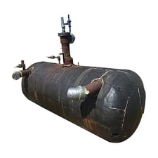 Horizontal Ammonia Recirculator Tank, 123" L x 62" width x 98" H
