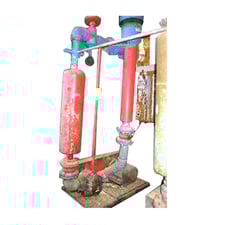 Vacuum Pump with silencer, 5HP, 4" Inlet/Outlet