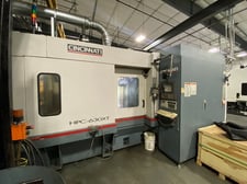 Cincinnati #HPC-630XT model D, CNC horizontal machining center, 41" X, 32" Y, 32" Z, 7000 RPM, 180 automatic