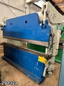 150 Ton, Accurpress #715010, hydraulic press brake, 10' overall, 102" between housing, 8" stroke, #29132