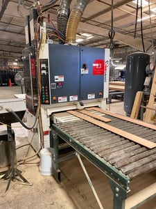 43" Timesavers #2321, 2-Head Sander, 43" x75" Belts, IceClean System on each head, 2022