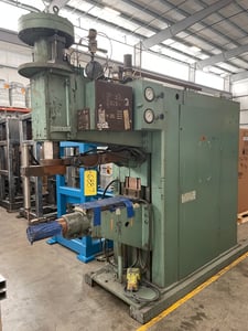 200 KVA Sciaky #PMCO4ST, press type spot welder, 36" throat, foot switch, 220/230/240 V.
