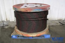 Wire rope, 1100' x 1-1/4", size RR, serial/lot #429-346814-1, 2013, #64577