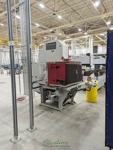 33.5" x 25.6" Behringer #LPS-T 3D, horizontal bandsaw, 225.6" x 1-5/8" x 0.05" blade, 56-394 FPM