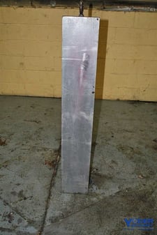 8" x 48" x 18" Aluminum angle plate, #55461