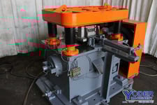 25 Ton, Samco, 4-post cut-off press, 2 stroke, 13-1/2" die height, 15 HP, 100 SPM, rebuilt, #76398