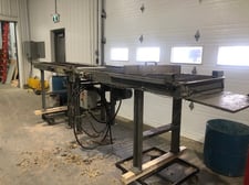 Doucet #GS-2-072-72, Glue Conveyor, 3 phase .5 HP motor, good condition, 1998