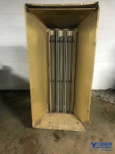 Aitkens #SH135231, portable on wheels electric heater, 13.5 KVA, 240 V., #59600