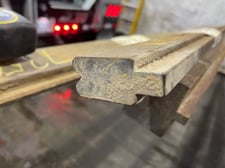 144" L, Best female press brake die, 144" L x 1-3/4" H x 1-1/8" W, 1/2" tang, 1/2" die opening, #75009