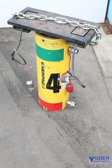 Hydraulic jack, Enerpac #RR150, 150 ton, 13.1102 stroke, 8.0708 outside dimension, #70190