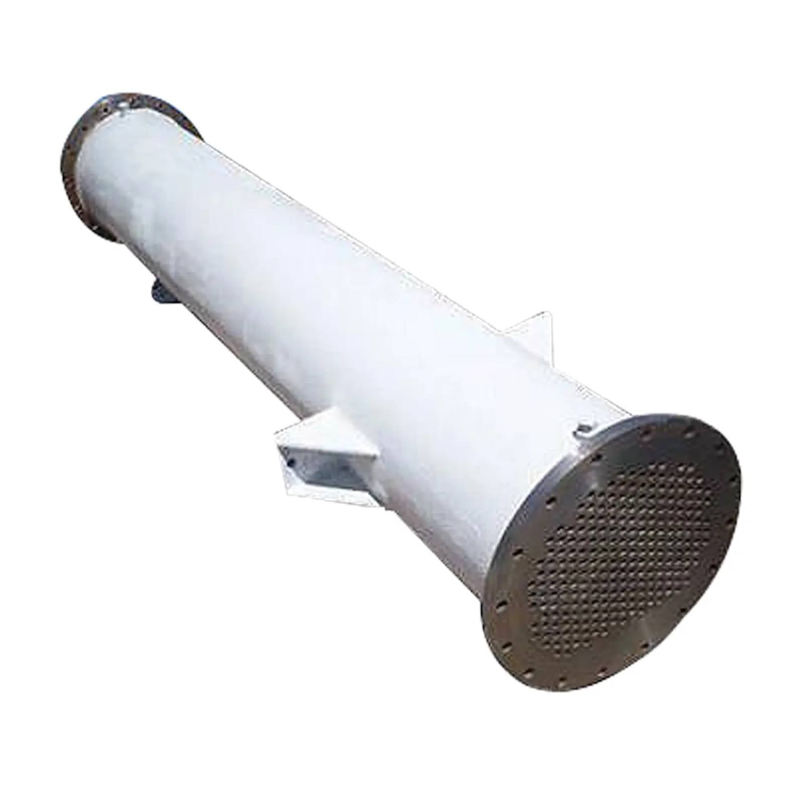 239.68 sq.ft., Atlas, Shell and Tube Heat Exchanger, (229) 0.5" diameter x 8' L Tubes, 18.5 gallon
