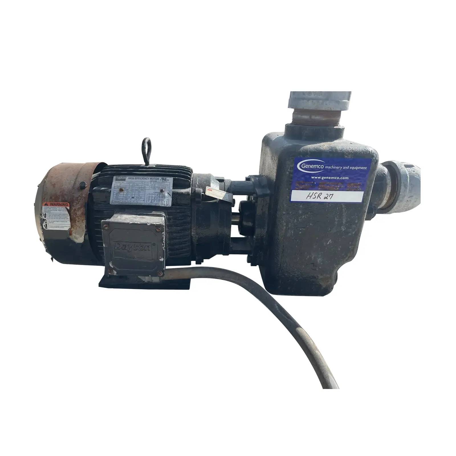 Dayton #12N810, Centrifugal Pump, 3 HP, 3450 RPM motor, 208/230-460 V, 3500 RPM speed