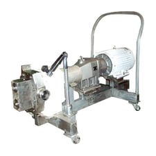160 GPM, APV #4RIHD, Positive Displacement Pump, 17.5 Gallons, 10 HP, 1755 RPM, 230/460 V, 900 RPM speed