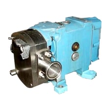 Pureflo #2550-0-AI, Positive Displacement Rotary Pump, (2) 1.5" diameter S-line Inlet/Outlet