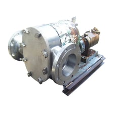 300 GPM, Tri-Clover #PR300, Rotary Positive Displacement Pump, 63 Gallons, 7.75" rotor size, (2) 6" diameter