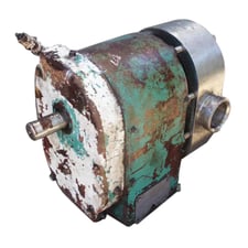 Tri-Clover #PR60-2-UC4-ST-S, Rotary Positive Displacement Pump, (2) 2.5" ACME Inlet/Outlet