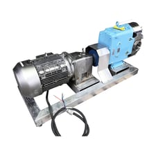310 GPM @ 200 psi, Waukesha Cherry-Burrell #220, Positive Displacement Pump, 0.522 Gallon, 15 HP, 1765 RPM