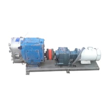 310 GPM @ 200 psi, Waukesha Cherry-Burrell #220, Positive Displacement Pump, 0.52 Gallon, 5 HP, 1750 RPM