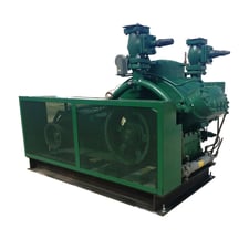 75 HP Howe Corporation J56, Bare 6-Cylinder Reciprocating Compressor, Belt Driven, 230/460 V, 1775 RPM, 175