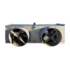 2 Fans, Hussmann SM24E-989-AMM 460/3 T in plant, Freon Evaporator Coil - 12 TR, Low/Medium Temperature, 1 HP