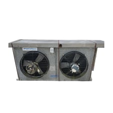 2 Fans, Imeco USB-35L-264H, Ammonia Evaporator Coil - 8 TR, Low/Medium Temperature, 0.5 HP, 10168 CFM, 581 FPM