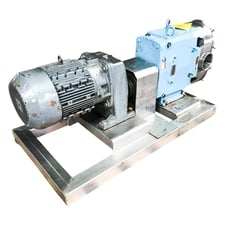 310 GPM @ 200 psi, Waukesha Cherry-Burrell #220-U1, Positive Displacement Pump, 0.522 Gallon, 15 HP, 1765