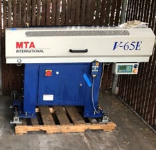 MTA International #V-65E, bar feeder,.25" to 2.56" bar capacity, 48" max bar length, 2012
