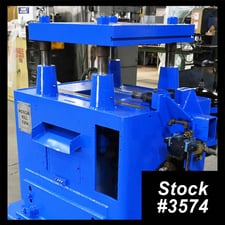 18.2" x 2.5" Michigan Roll Former #CO-300S-4P, 30 ton, 110 SPM, die set, air cylinder