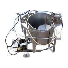 Open Top Single Shell Tank, 14" diameter, 12" H inside tank