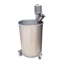 40 Gallon Stainless Steel Tank with Graco Drum Pump, 20" diameter x 32" H inside tank, 3 GPM, 80 psi