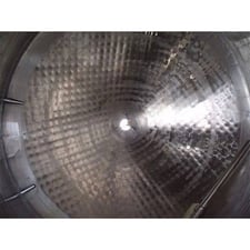 1000 gallon Walker #PZ-CB-304SS, Stainless Equipment mix tank, 10 HP, 1745 RPM, 230/460 V, 6' dia. x 4' 7" H