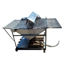 30" wide, Double Stainless Steel Conveyor, 3.25" H Clearance above belt