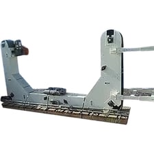 8" wide x 19.8' long, Magnetic Belt Conveyor U-Shaped, 2 HP, 29-1/2" L x 4" width x 32" H Adjustable Legs