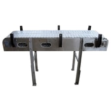 15" wide x 5' long, Stainless Steel Conveyor, 1/2 HP