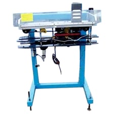 Capper, 80 ppm capacity, 2-1/2" width x 6-1/2" H max product dimension, 37-1/2" conveyor L, 10" diameter Star