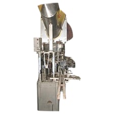 Resina #S-30, Capper, 1/0.33 HP, 24/60 & 24/55 CPM, 2" diameter x 3/4" H Capacity, 4" width x 83" L Conveyor