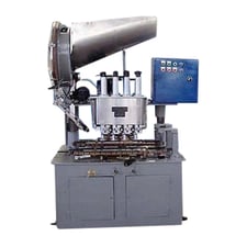 Resina #U40-484, Capper, 31.5 mm wide Capacity chute, 0.33 HP motor, (8) .20 HP and 1140 RPM Rotors