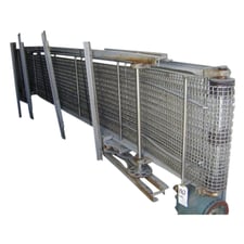 26" wide x 16' long, Stainless Steel Inclined Product Conveyor Section