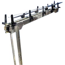 4.5" wide, Stainless Steel Table Top Conveyor, 3-3/4" max product width