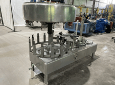 Stainless Steel 15-Valve Rotary Filler, 1-1/8" diameter Valve, 37 gallon Tank, Fills 1 gallon or smaller