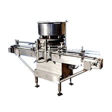#RCIR-A, Volumetric Rotary 8-Station Filler, 14.5 gallon Tank capacity, 1.5 HP, 2" diameter x 7" H max bottle