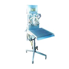 Stainless Steel Bag-In-Box Style Filler, 3/8" diameter rollers, 1-1/2" width x 5" H max aperture/clearance