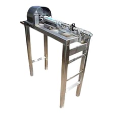 Stainless Steel Single Piston Filler, 5 oz, 1-1/2" diameter x 1-1/2" L Piston, 5-1/2" Piston stroke