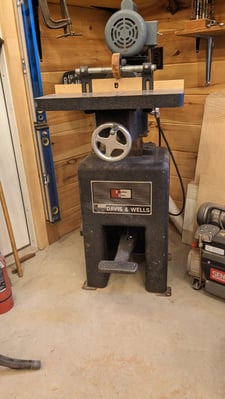 Davis & Wells #DBM-64, Horizontal Boring Machine, 3/4 HP 1725 rpm motor