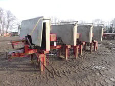 Custom Built 4-head resaw, 6" wide belt, hydraulic hold down rollers, 15 HP, pneumatic tension