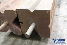 240" L, 4-Way press brake die, 7-3/4" die width, 7-3/4" die height, 1/2" die tang, #58967