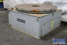 Aronson #FT200-A-R, power welding table, 200000 lb., 72" table diameter, 10 HP, #72508